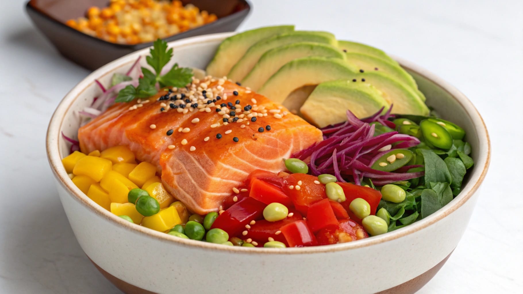 salmon bowl ingredients