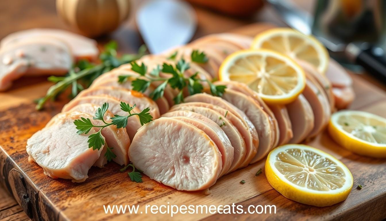 thin sliced chicken breast